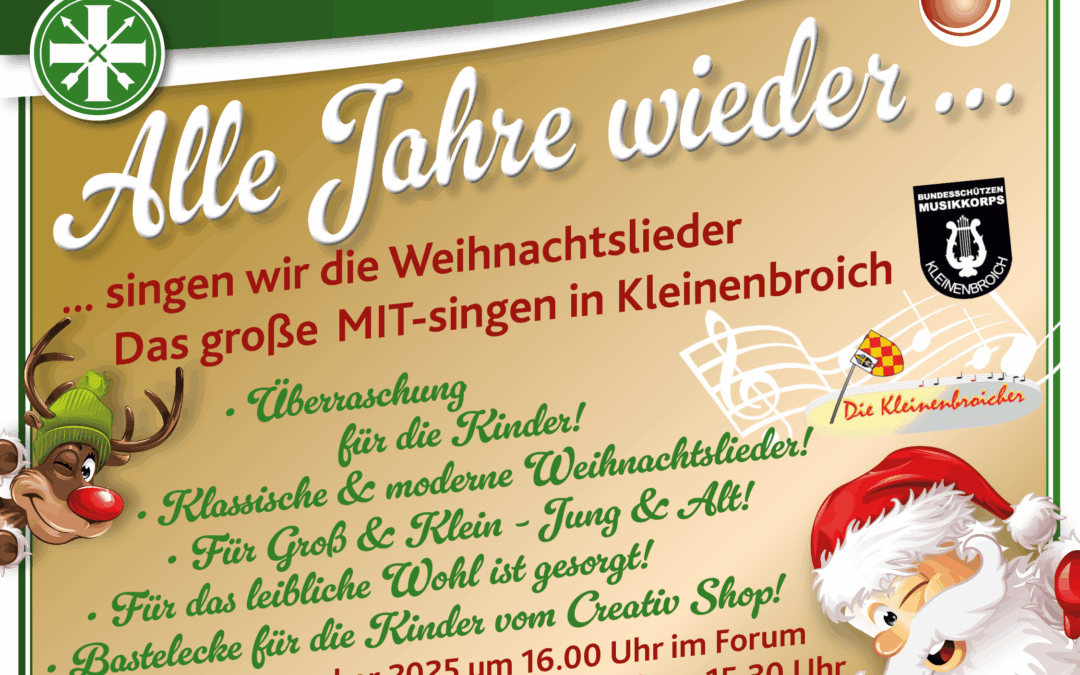 „Alle Jahre wieder – Sing mal wieder Weihnachtslieder“