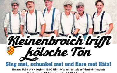 Kleinenbroich trifft kölsche Tön! Die Klüngelköpp live!